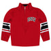 Nevada Las Vegas Rebels Vive La Fete Game Day Red Quarter Zip Pullover Stripes on Sleeves - Vive La Fête - Online Apparel Store