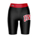 UNLV Rebels Vive La Fete Game Day Logo on Thigh and Waistband Black and Red Women Bike Short 9 Inseam"