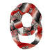 Nevada Las Vegas Rebels Vive La Fete All Over Logo Game Day Collegiate Women Ultra Soft Knit Infinity Scarf