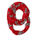Nevada Las Vegas Rebels Vive La Fete Repeat Logo Game Day Collegiate Women Light Weight Ultra Soft Infinity Scarf