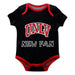 Nevada Las Vegas Rebels Vive La Fete Infant Game Day Black Short Sleeve Onesie New Fan Logo and Mascot Bodysuit
