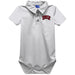 UNLV Rebels Embroidered White Solid Knit Polo Onesie