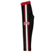 Nevada Las Vegas Rebels Vive La Fete Girls Game Day Black with Red Stripes Leggings Tights