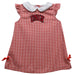 UNLV Rebels Embroidered Red Cardinal Gingham A Line Dress