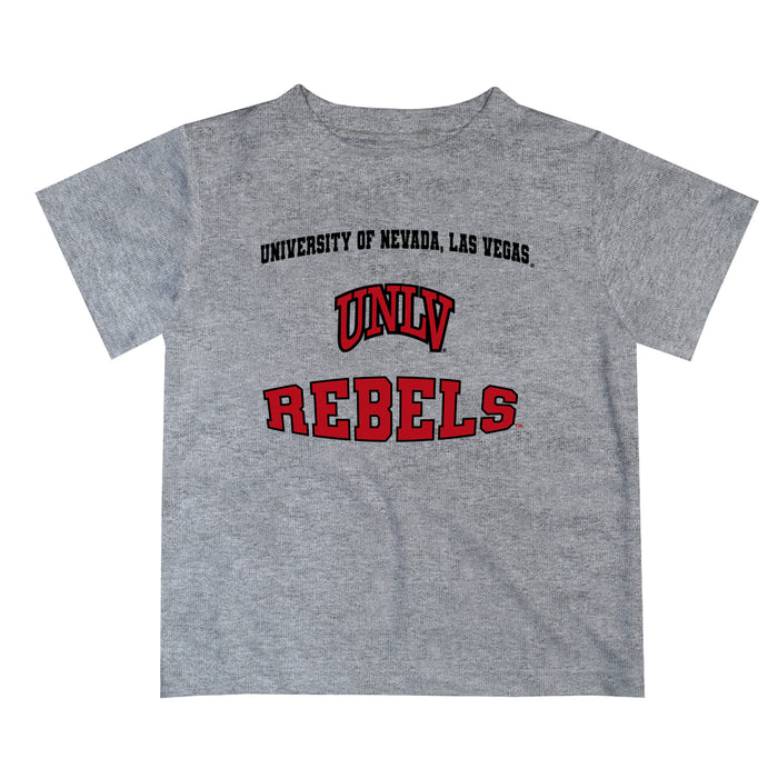 Nevada Las Vegas Rebels Vive La Fete Boys Game Day V3 Gray Short Sleeve Tee Shirt