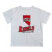 Nevada Las Vegas Rebels Vive La Fete State Map White Short Sleeve Tee Shirt