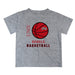 Nevada Las Vegas Rebels Vive La Fete Basketball V1 Gray Short Sleeve Tee Shirt