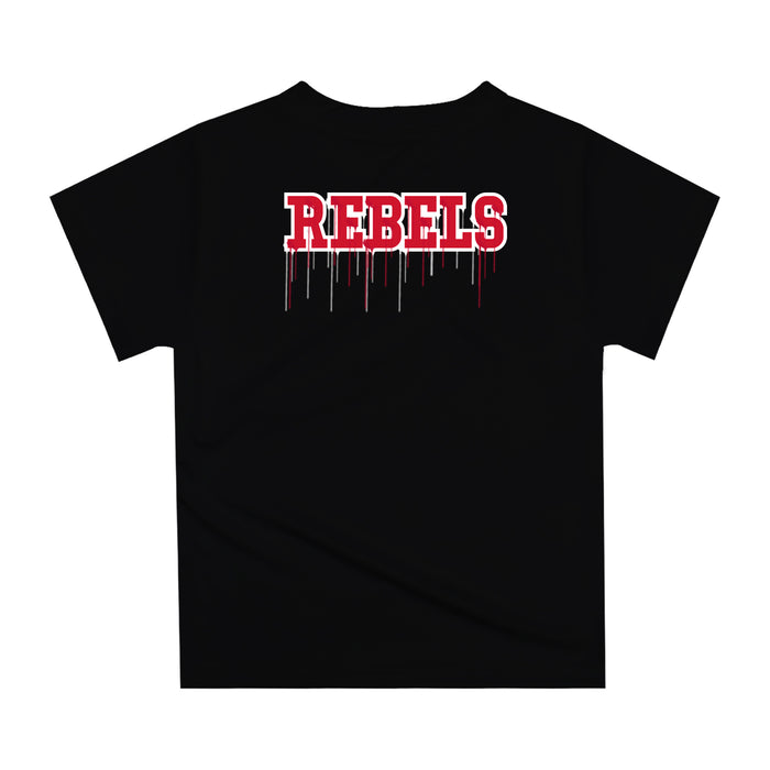 Nevada Las Vegas Rebels Original Dripping Basketball Red T-Shirt by Vive La Fete - Vive La Fête - Online Apparel Store