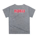 Nevada Las Vegas Rebels Original Dripping Basketball Red T-Shirt by Vive La Fete - Vive La Fête - Online Apparel Store