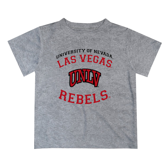 Nevada Las Vegas Rebels Vive La Fete Boys Game Day V1 Gray Short Sleeve Tee Shirt