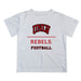 Nevada Las Vegas Rebels Vive La Fete Football V1 White Short Sleeve Tee Shirt
