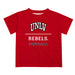 Nevada Las Vegas Rebels Vive La Fete Football V1 Red Short Sleeve Tee Shirt