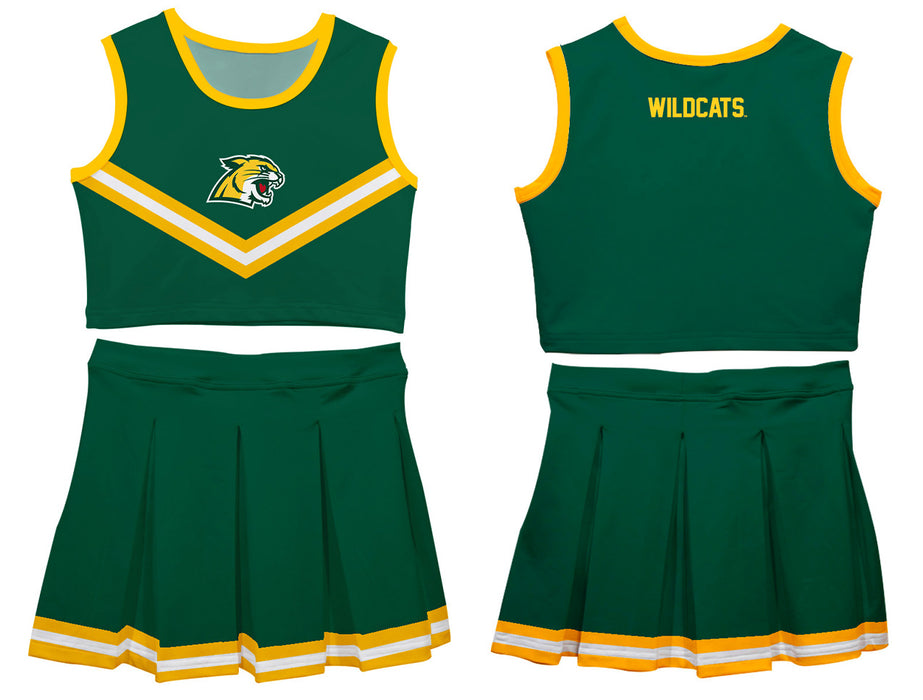 Northern Michigan Wildcats Vive La Fete Game Day Green Sleeveless Cheerleader Set - Vive La Fête - Online Apparel Store