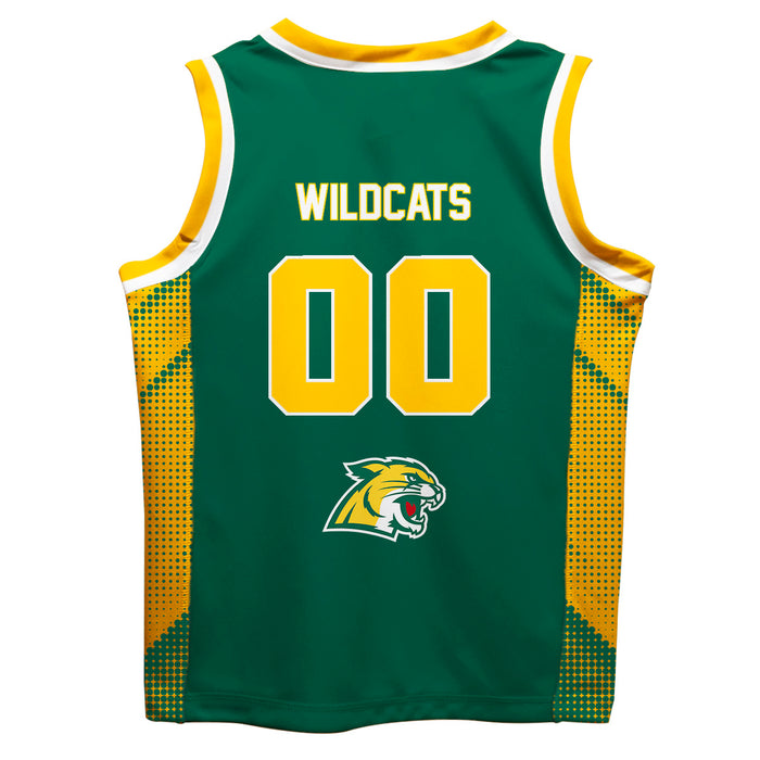 NMU Northern Michigan Wildcats Vive La Fete Game Day Green Boys Fashion Basketball Top - Vive La Fête - Online Apparel Store
