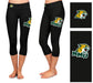 Northern Michigan Wildcats Vive La Fete Game Day Collegiate Large Logo on Thigh and Waist Women Black Capri Leggings - Vive La Fête - Online Apparel Store
