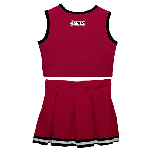 New Mexico State University Aggies Vive La Fete Game Day Crimson Sleeveless Chearleader Set - Vive La Fête - Online Apparel Store