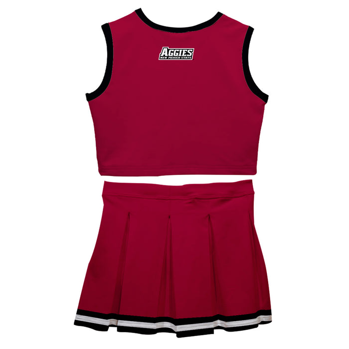 New Mexico State University Aggies Vive La Fete Game Day Crimson Sleeveless Chearleader Set - Vive La Fête - Online Apparel Store