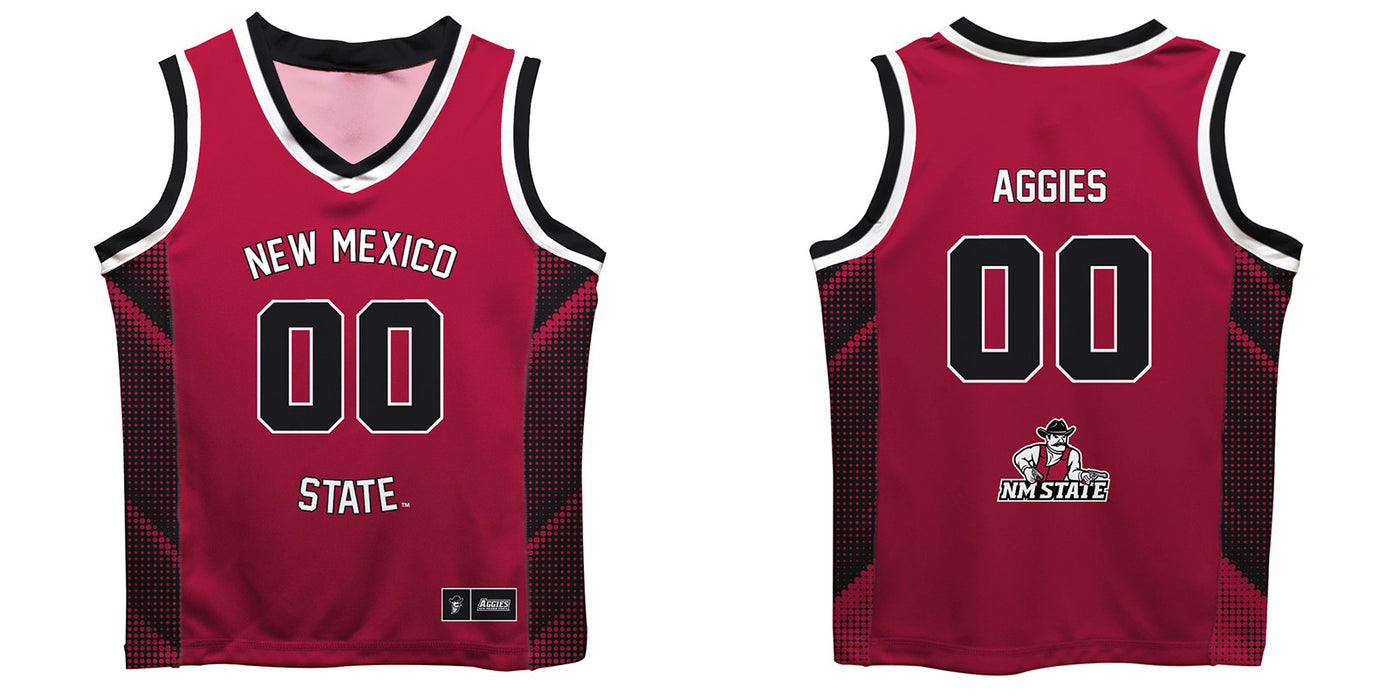 New Mexico State University Aggies, NMSU Aggies Vive La Fete Game Day Crimson Boys Fashion Basketball Top - Vive La Fête - Online Apparel Store