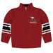 North Carolina Central Eagles Vive La Fete Game Day Maroon Quarter Zip Pullover Stripes on Sleeves - Vive La Fête - Online Apparel Store
