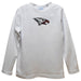 North Carolina Central Eagles Embroidered White Knit Long Sleeve Boys Tee Shirt