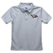 North Carolina Central Eagles Embroidered Gray Short Sleeve Polo Box Shirt