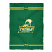 Norfolk State  Spartans Vive La Fete Game Day Soft Premium Fleece Green Throw Blanket 40" x 58” Logo and Stripes - Vive La Fête - Online Apparel Store