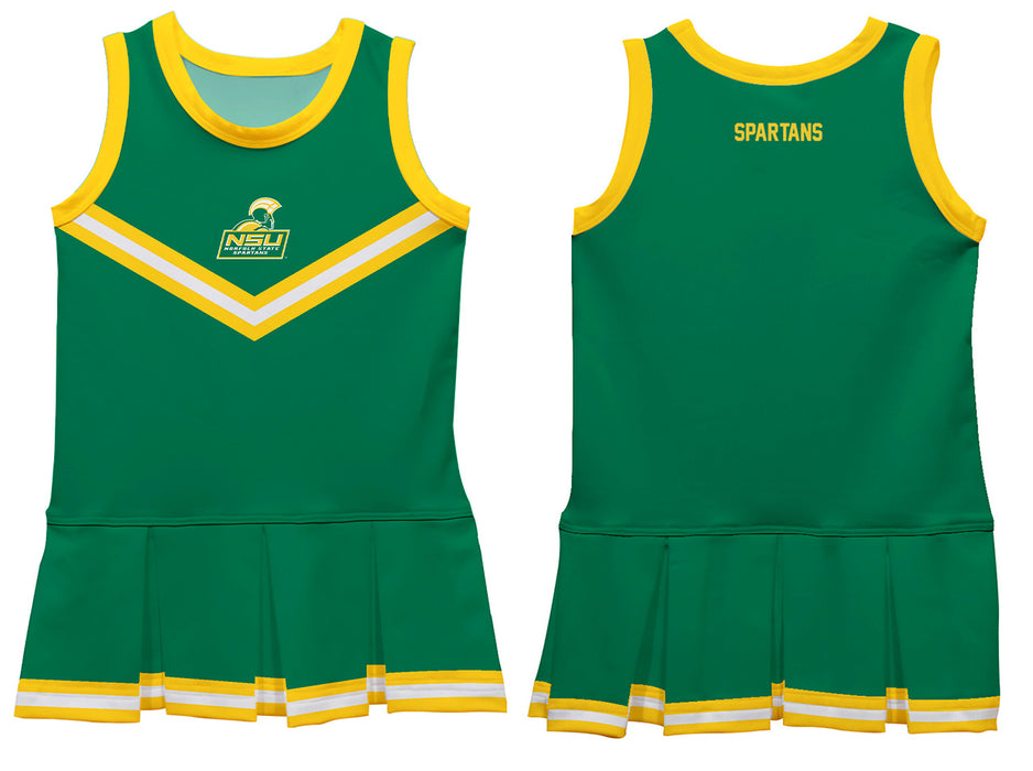 Norfolk State Spartans Vive La Fete Game Day Green Sleeveless Cheerleader Dress - Vive La Fête - Online Apparel Store