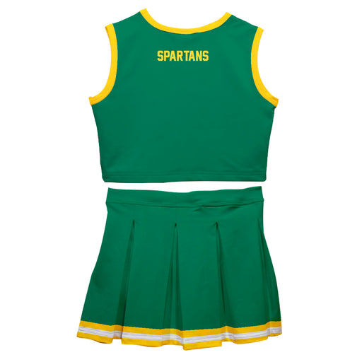 Norfolk State Spartans Vive La Fete Game Day Green Sleeveless Cheerleader Set - Vive La Fête - Online Apparel Store