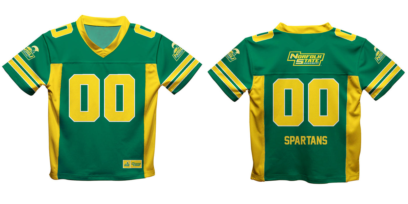 Norfolk State Spartans Vive La Fete Game Day Green Boys Fashion Football T-Shirt - Vive La Fête - Online Apparel Store