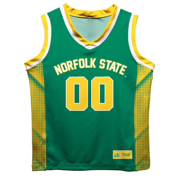 Norfolk State Spartans Vive La Fete Game Day Green Boys Fashion Basketball Top
