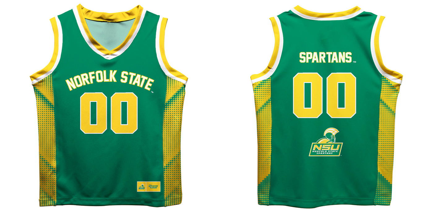 Norfolk State Spartans Vive La Fete Game Day Green Boys Fashion Basketball Top - Vive La Fête - Online Apparel Store