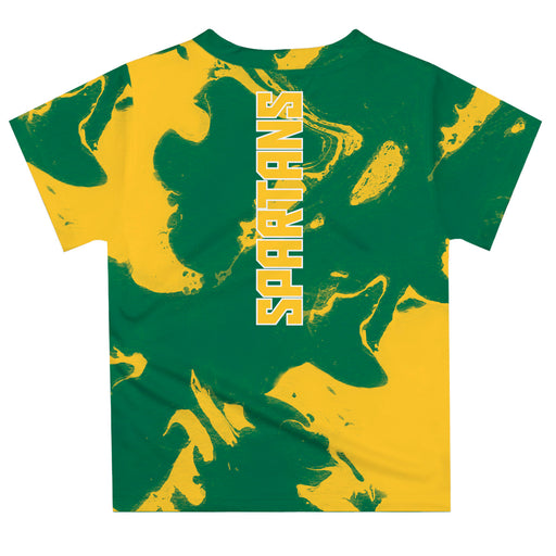 Norfolk State Spartans Vive La Fete Marble Boys Game Day Green Short Sleeve Tee - Vive La Fête - Online Apparel Store