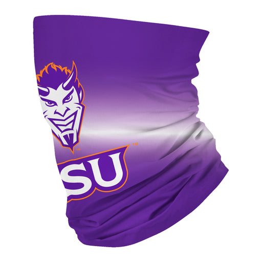 Northwestern State Demons Neck Gaiter Degrade Purple and White - Vive La Fête - Online Apparel Store