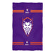 Northwestern State Demons Vive La Fete Game Day Absorvent Premium Purple Beach Bath Towel 51 x 32" Mascot and Stripes" - Vive La Fête - Online Apparel Store