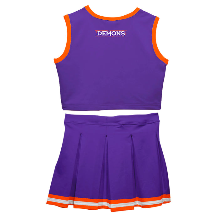 Northwestern State Demons Vive La Fete Game Day Purple Sleeveless Cheerleader Set - Vive La Fête - Online Apparel Store
