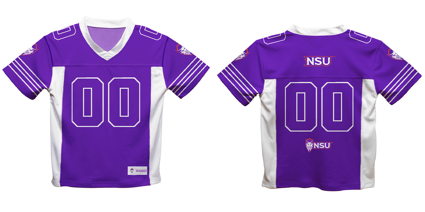 Northwestern State Demons Vive La Fete Game Day Purple Boys Fashion Football T-Shirt - Vive La Fête - Online Apparel Store