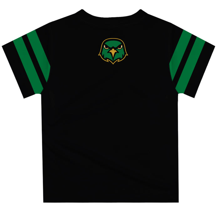 Northern Virginia NightHawks NOVA Vive La Fete Boys Game Day Black Short Sleeve Tee with Stripes on Sleeves - Vive La Fête - Online Apparel Store