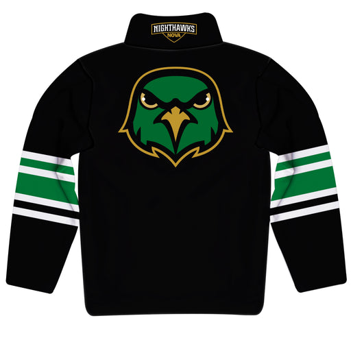 Northern Virginia NightHawks NOVA Vive La Fete Game Day Black Quarter Zip Pullover Stripes on Sleeves - Vive La Fête - Online Apparel Store