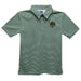 Northern Virginia NightHawks NOVA Embroidered Hunter Green Stripes Short Sleeve Polo Box Shirt