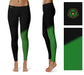 Northern Virginia NightHawks NOVA Vive La Fete Game Day Collegiate Leg Color Block Women Black Green Yoga Leggings - Vive La Fête - Online Apparel Store