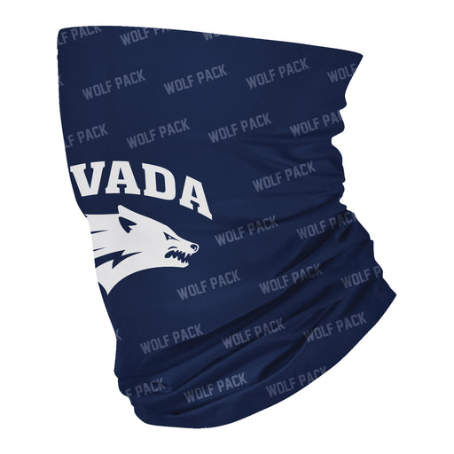 University of Nevada, Reno Wolfpack Vive La Fete All Over Logo Collegiate Face Cover Soft 4-Way Stretch Neck Gaiter - Vive La Fête - Online Apparel Store