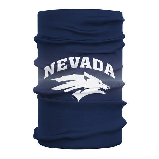 University of Nevada, Reno Wolfpack Vive La Fete Degrade Logo Collegiate Face Cover Soft 4-Way Stretch Neck Gaiter - Vive La Fête - Online Apparel Store
