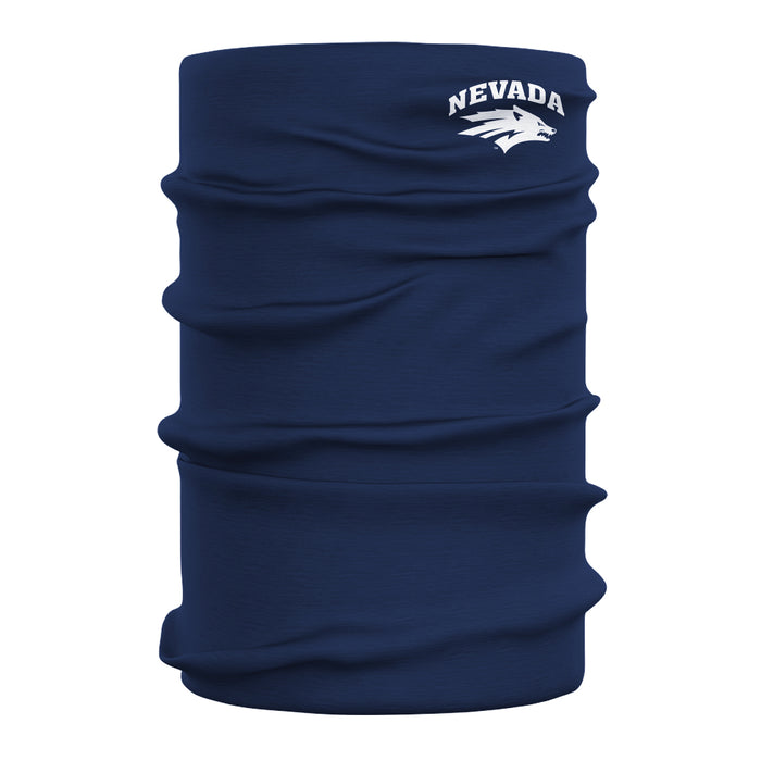 University of Nevada, Reno Wolfpack Vive La Fete Navy Game Day Collegiate Logo Face Cover Soft  4Way Stretch Neck Gaiter - Vive La Fête - Online Apparel Store