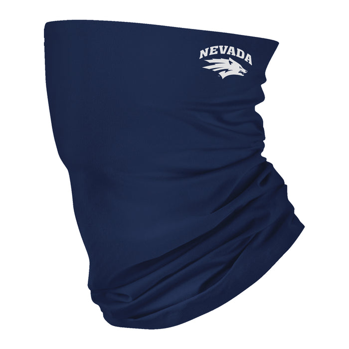 University of Nevada, Reno Wolfpack Vive La Fete Navy Game Day Collegiate Logo Face Cover Soft  4Way Stretch Neck Gaiter - Vive La Fête - Online Apparel Store