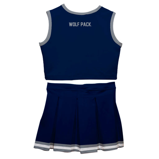 University of Nevada Reno Wolfpack Vive La Fete Game Day Navy Sleeveless Cheerleader Set - Vive La Fête - Online Apparel Store