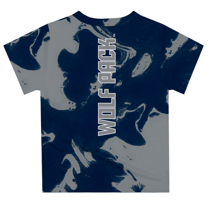 University of Nevada Reno Wolfpack Vive La Fete Marble Boys Game Day Navy Short Sleeve Tee - Vive La Fête - Online Apparel Store