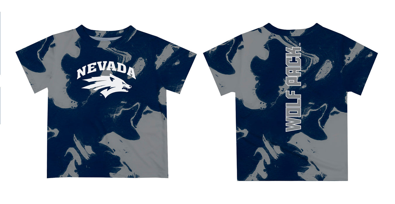 University of Nevada Reno Wolfpack Vive La Fete Marble Boys Game Day Navy Short Sleeve Tee - Vive La Fête - Online Apparel Store