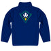 UNC Wilmington Seahawks UNCW Vive La Fete Game Day Solid Teal Quarter Zip Pullover Sleeves - Vive La Fête - Online Apparel Store