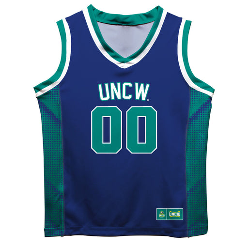 University of North Carolina Seahawks UNCW Vive La Fete Game Day Blue Boys Fashion Basketball Top