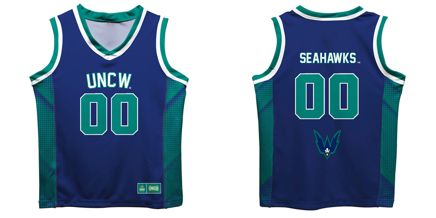 University of North Carolina Seahawks UNCW Vive La Fete Game Day Blue Boys Fashion Basketball Top - Vive La Fête - Online Apparel Store